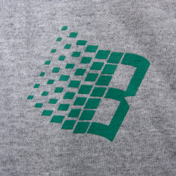 Bronze Streaker Logo T-Shirt Heather Grey (Back Print)
