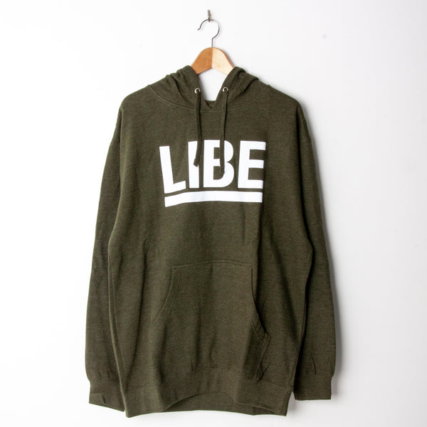 Libe Hood Heather Green (Warehouse Find Large Only)