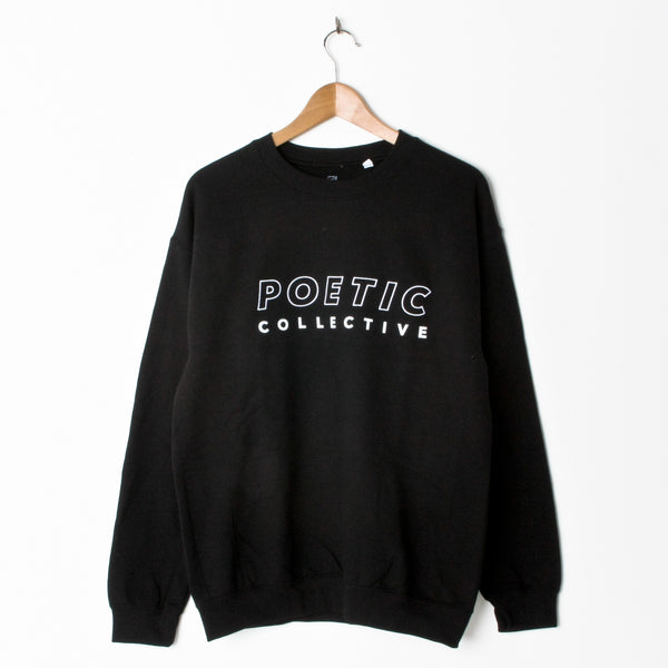 Poetic Collective Sports Crewneck Black