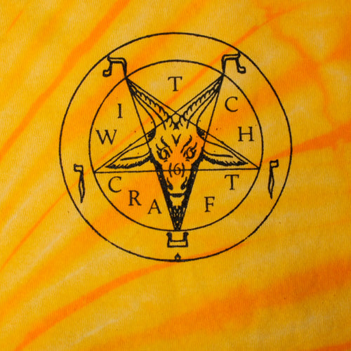 Witchcraft Satan T-Shirt Tie Dye (Warehouse Find Medium Only)