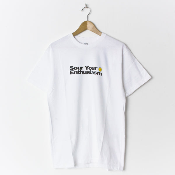 Sour Curb Your Sour T Shirt White