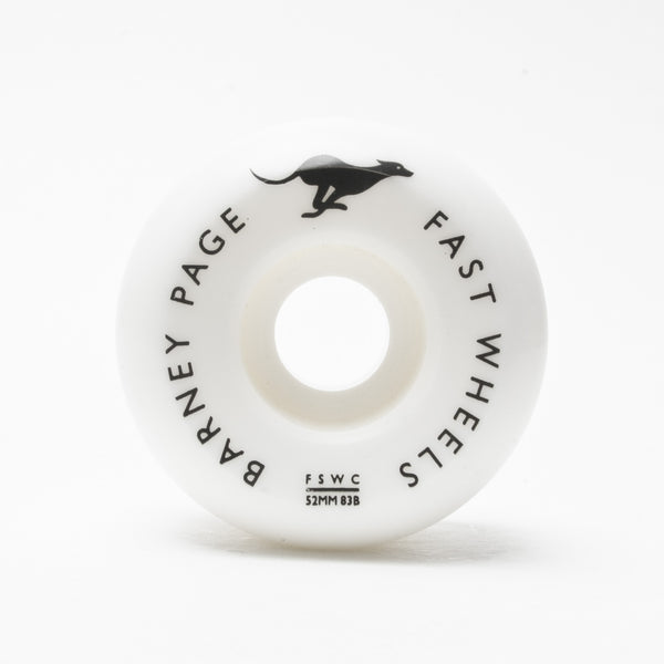 Fast Skateboard Wheel Company Barney Page 52mm 83B