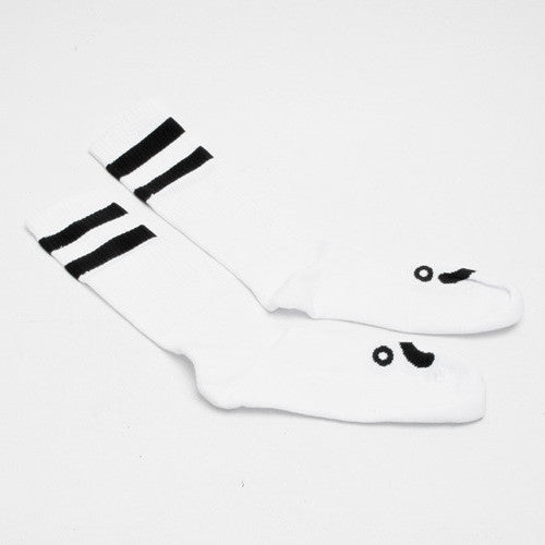 POLAR HAPPY SAD SOCK WHITE
