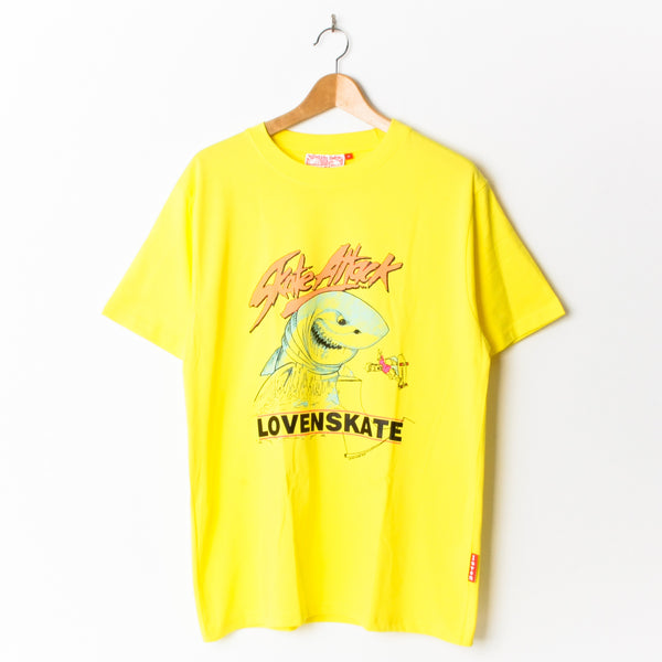 Lovenskate Skate Attack T-Shirt Bright Yellow