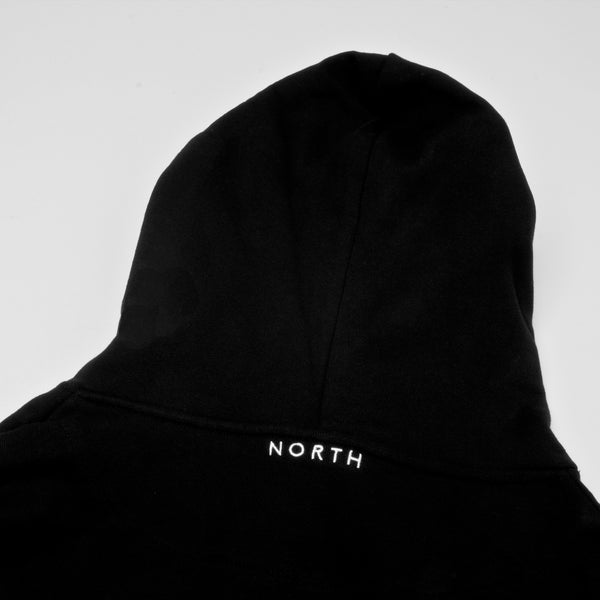 North Magazine N Logo Cut & Sew Hood Black
