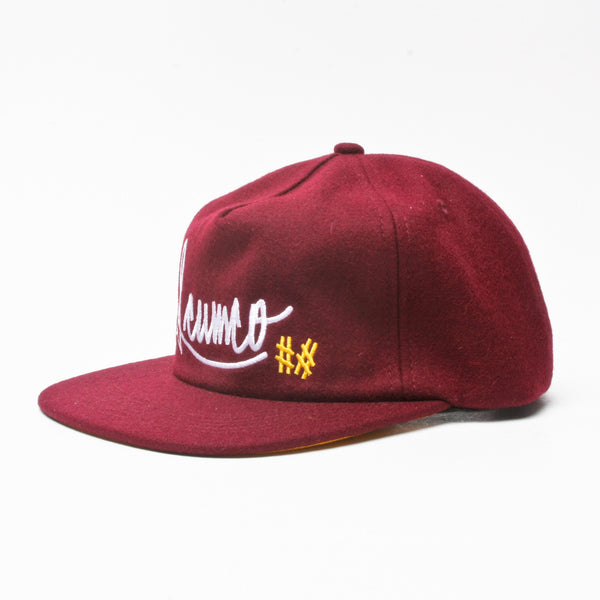 Scumco & Sons 6 Panel Cap Maroon