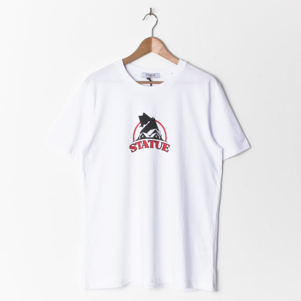 Statue Hood Watch T Shirt White