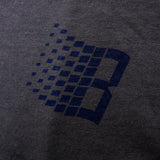 Bronze Streaker Logo T-Shirt Charcoal (Back Print)