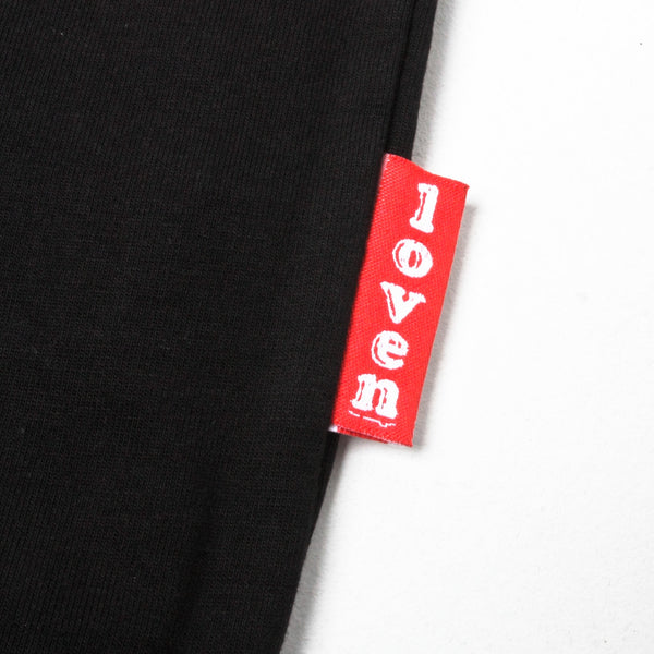 Lovenskate X Dungeon Longsleeve Pocket T-Shirt Black (Back Print)