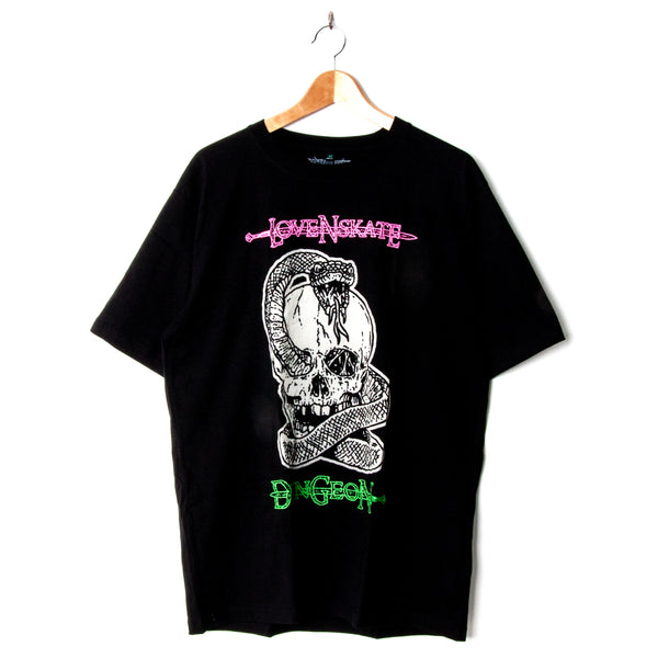 Lovenskate X Dungeon T-Shirt Black