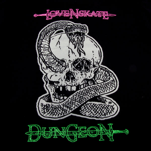 Lovenskate X Dungeon T-Shirt Black