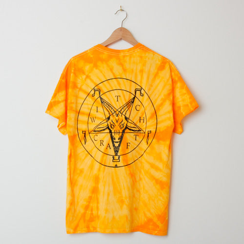 Witchcraft Satan T-Shirt Tie Dye (Warehouse Find Medium Only)