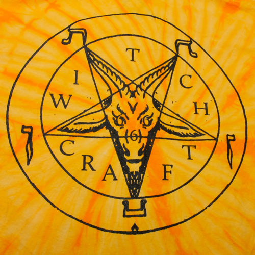 Witchcraft Satan T-Shirt Tie Dye (Warehouse Find Medium Only)