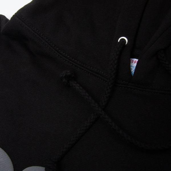 Sci-Fi Fantasy Big Logo Hood Black