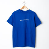 Sci-Fi Fantasy Textured Logo T-Shirt Blue