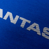 Sci-Fi Fantasy Textured Logo T-Shirt Blue