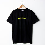 Sci-Fi Fantasy Textured Logo T-Shirt Black