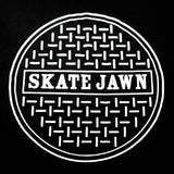 Skate Jawn Sewer Cap T-Shirt Black (Back Print) [Warehouse Find XL Only]