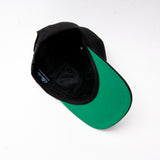 Static Spectacle Snapback Cap Black