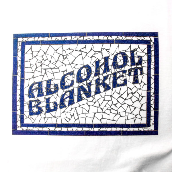 Alcohol Blanket Mosaic T-Shirt White