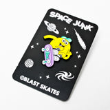 Blast Skates Space Junk Pin Badge