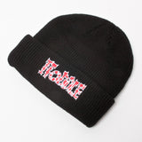Hoddle Wire Logo Beanie Black