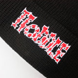 Hoddle Wire Logo Beanie Black