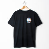 Hopps Sun Logo Abstract T-Shirt Navy (Back Print)