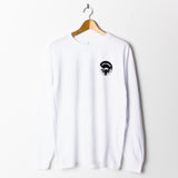 Loophole Brush Longsleeve T-Shirt White (Back Print)