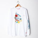 Lovenskate A SLICE OF UTOPIA’ BY ELOISE DORR LONGSLEEVE POCKET T-SHIRT