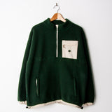 Magenta Mtn Sherpa High Neck Forest Green