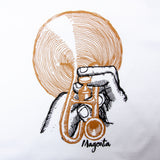 Magenta POV T-Shirt White