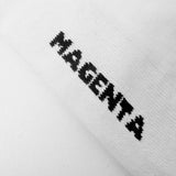 Magenta VX Ankle Socks White