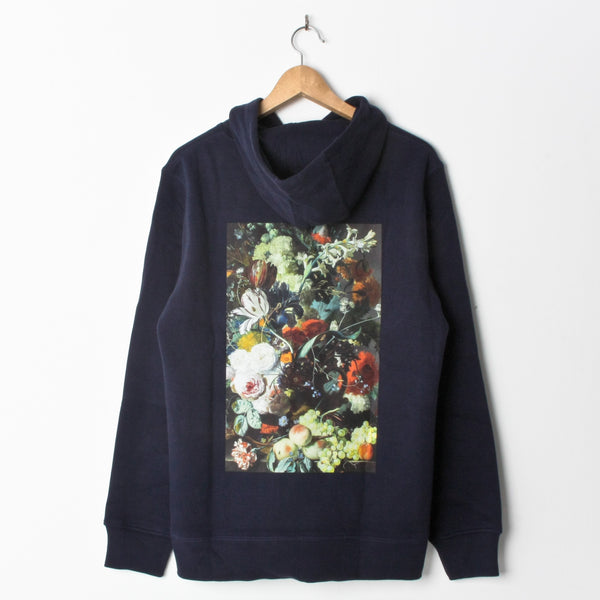 Poetic Collective Flower Hood Navy (With Front Embroidery)