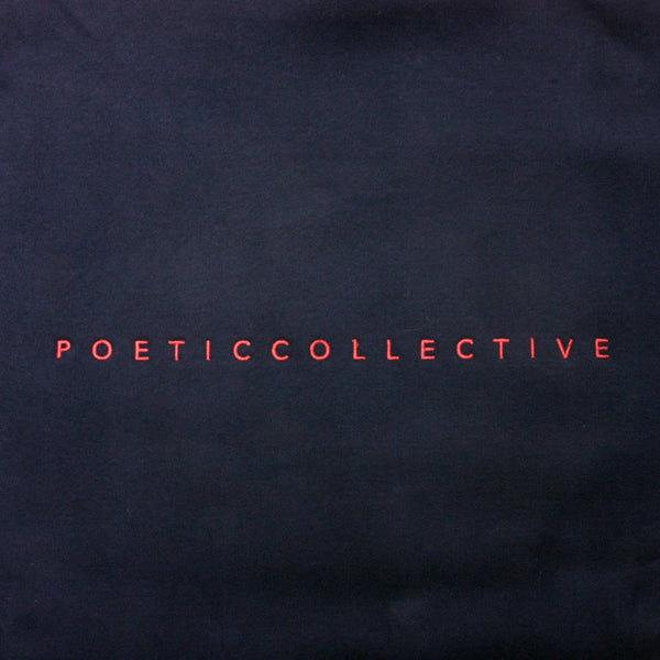 Poetic Collective Flower Hood Navy (With Front Embroidery)