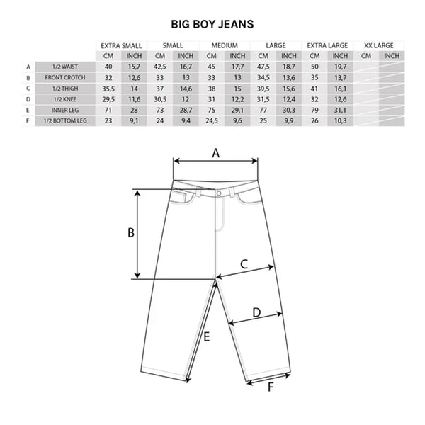 Polar Big Boy Jeans Light Blue