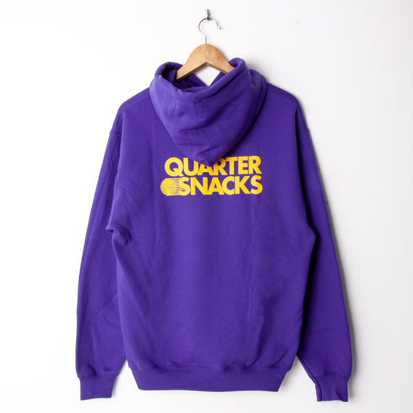 Quartersnacks Journalist Hood Purple (with back print)