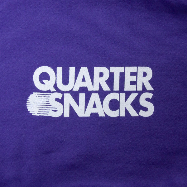Quartersnacks Journalist Hood Purple (with back print)