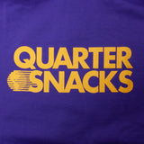 Quartersnacks Journalist Hood Purple (with back print)