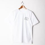 Quartersnacks Oyster Snackman T-Shirt White (Back Print)