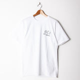 Quartersnacks Oyster Snackman T-Shirt White (Back Print)