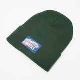 Quartersnacks Rubber Panel Beanie Forest Green