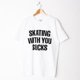Quartersnacks Skating With You T-Shirt White