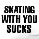 Quartersnacks Skating With You T-Shirt White