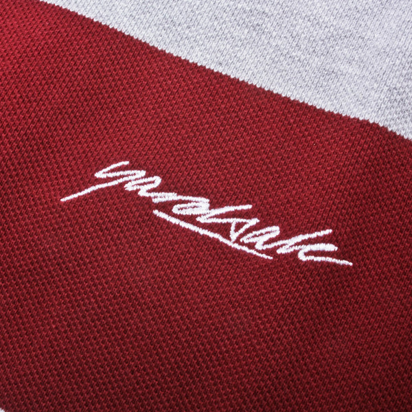 Yardsale Kingston Polo Red/White/Grey
